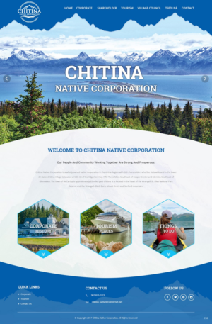 Web Design by pb for Chitina Native Corporation | Design: #16178845