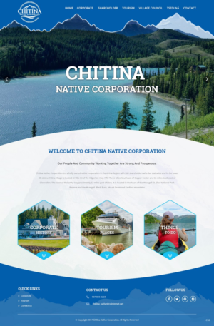 Web Design by pb for Chitina Native Corporation | Design: #16178846