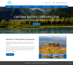 Web Design by pb for Chitina Native Corporation | Design: #16178848