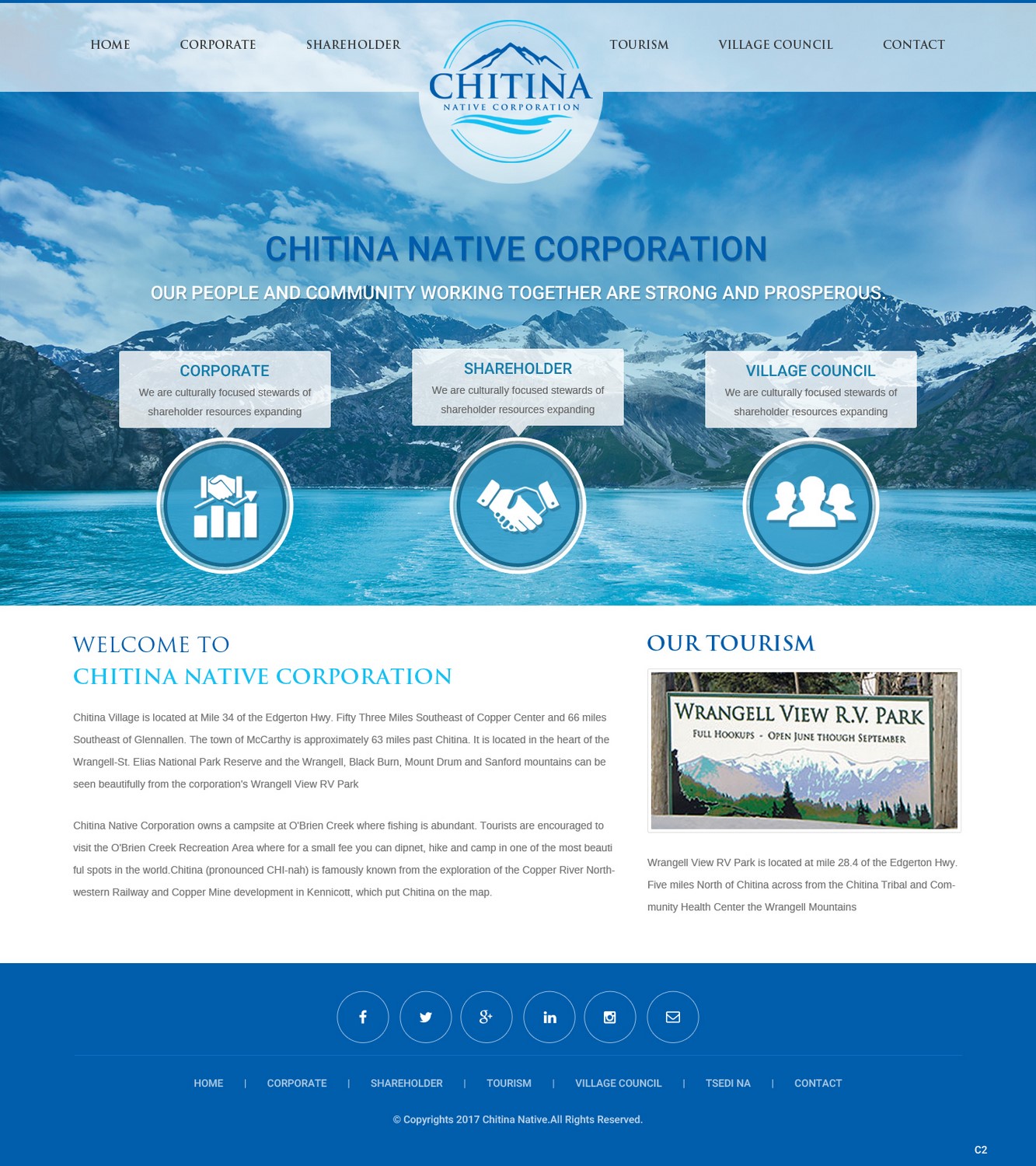 Web Design by pb for Chitina Native Corporation | Design #16178852