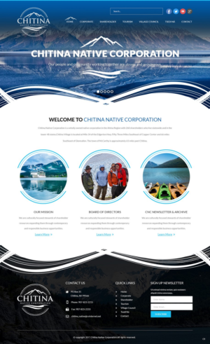 Web Design by pb for Chitina Native Corporation | Design: #16178855