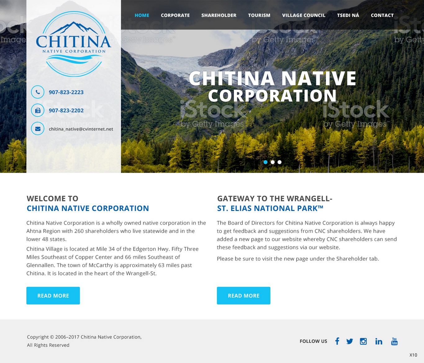 Diseño Web por pb para Chitina Native Corporation | Diseño #16178857
