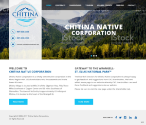 Web Design by pb for Chitina Native Corporation | Design: #16178857