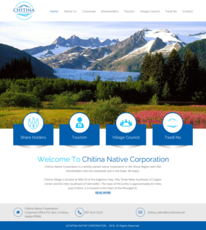 Diseño Web por rightway para Chitina Native Corporation | Diseño: #16175955