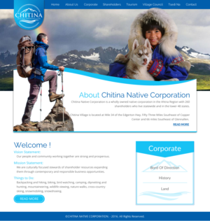 Diseño Web por rightway para Chitina Native Corporation | Diseño: #16175958