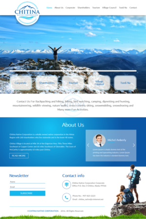 Diseño Web por rightway para Chitina Native Corporation | Diseño: #16176051