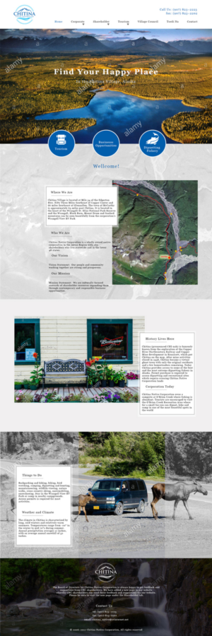 Web Design by acavuk for Chitina Native Corporation | Design #16274173