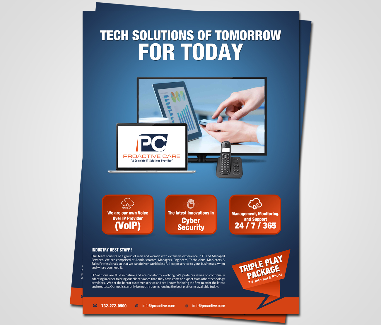 Flyer Design by debdesign for Proactive Care Solutions | Design #16215156