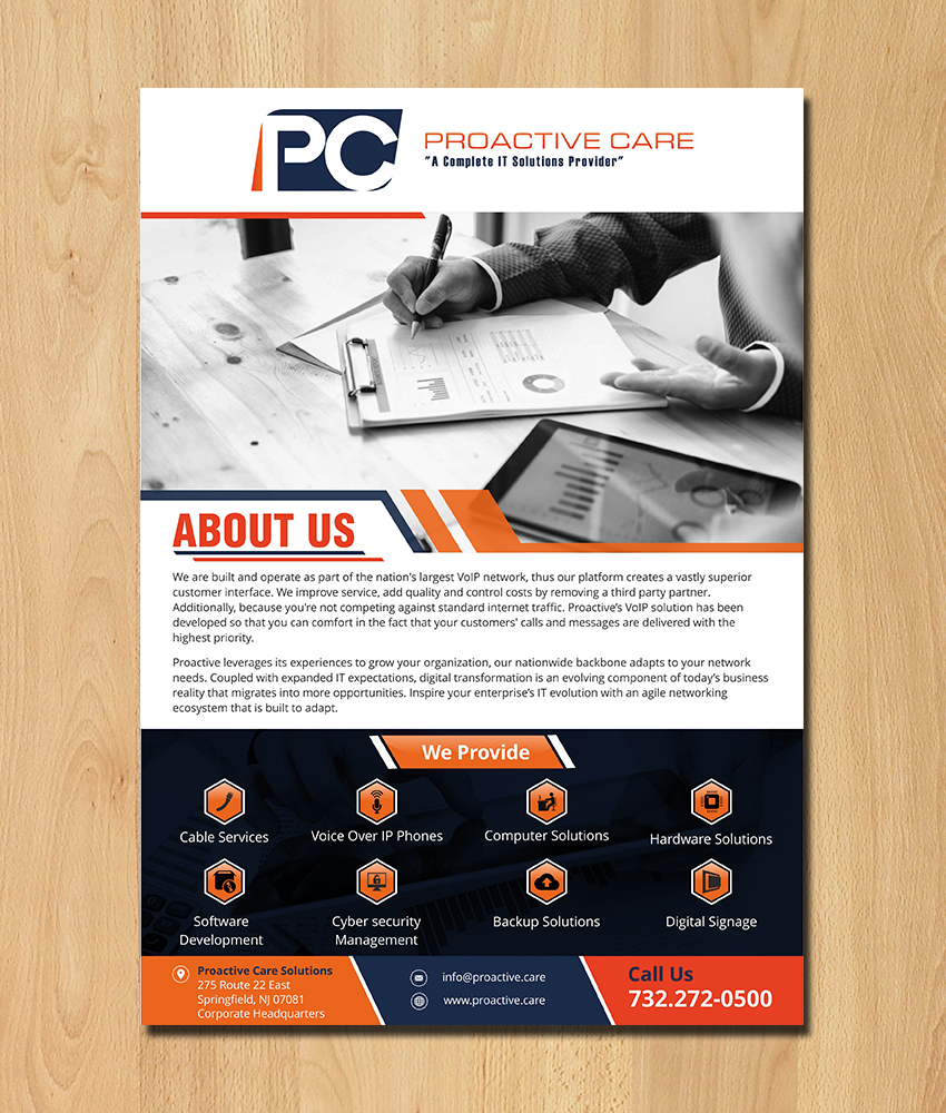 Flyer Design by ecorokerz for Proactive Care Solutions | Design #16170997