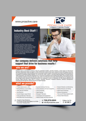 Flyer Design by ecorokerz for Proactive Care Solutions | Design: #16172104