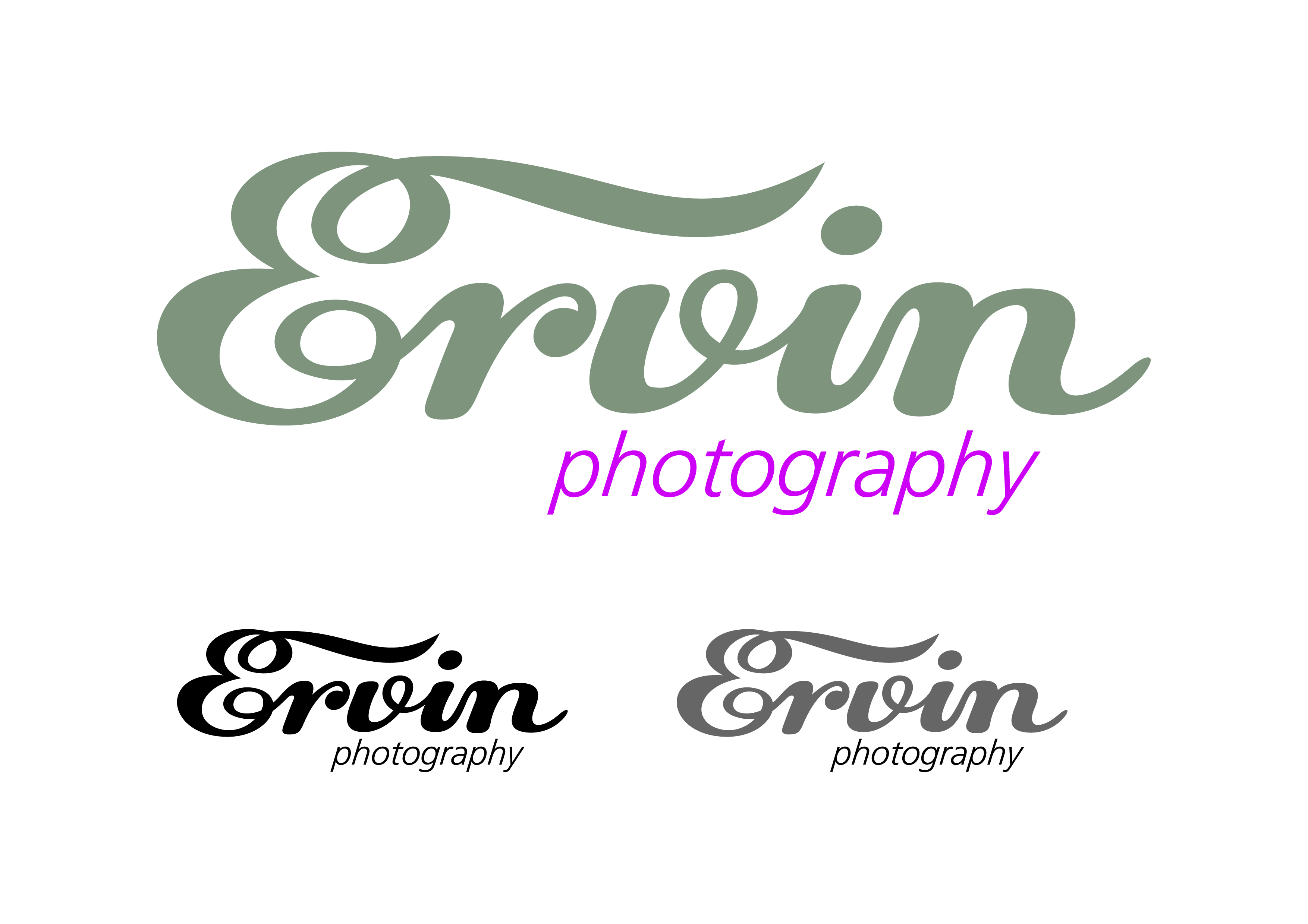 Logo Design by JSD for ERVIN PHOTOGRAPHY | Design #41538