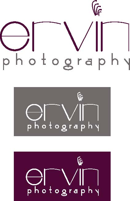 Logo Design by Gooey Graphics for ERVIN PHOTOGRAPHY | Design #40080
