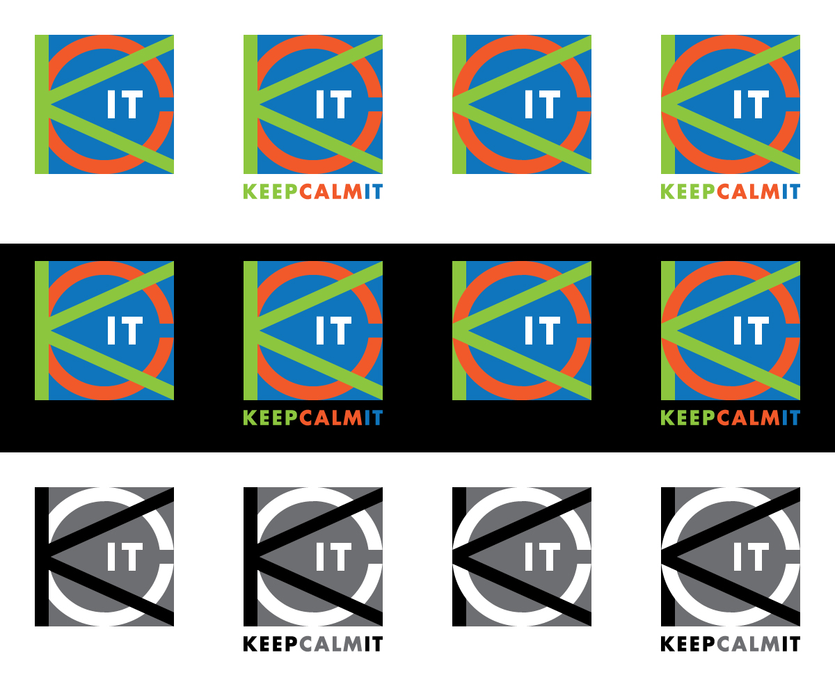 Logo Design by Slobodan Cagic for Keep Calm IT | Design #2641843