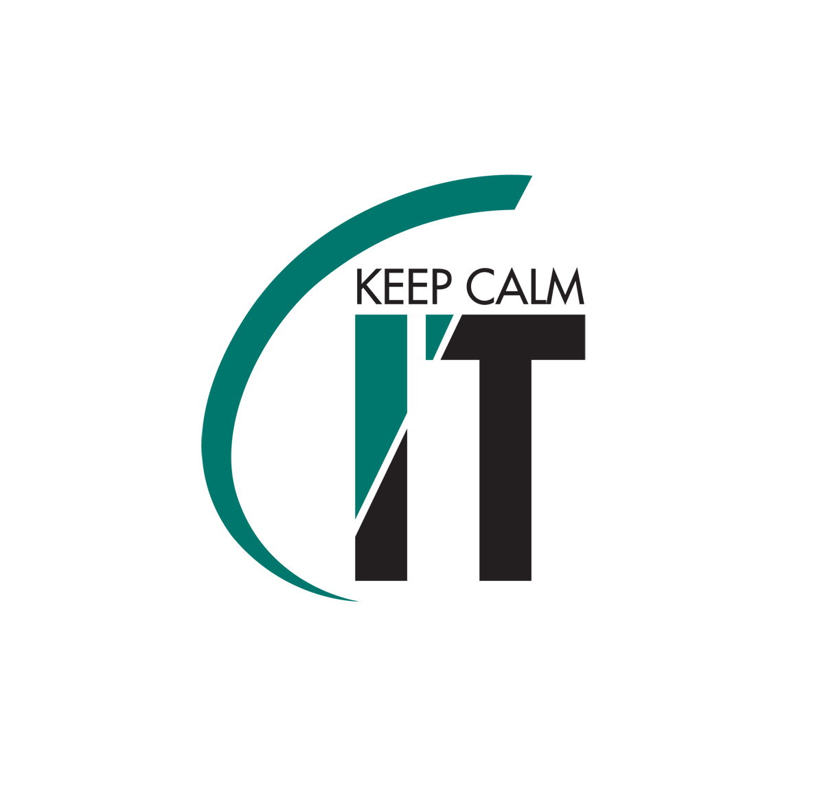 Logo-Design von Halfull Media für Keep Calm IT | Design #2679243