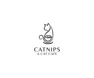Logo Design by VGB for Catnips - A Cat Cafe | Design: #16182924