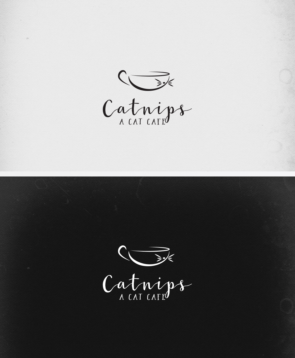 Logo Design by ne_padamo for Catnips - A Cat Cafe | Design #16187251