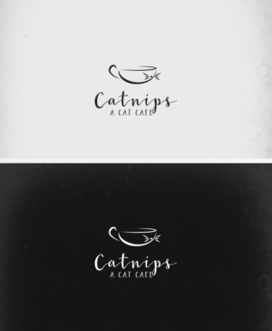 Catnips A Cat Cafe | Logo Design by ne_padamo