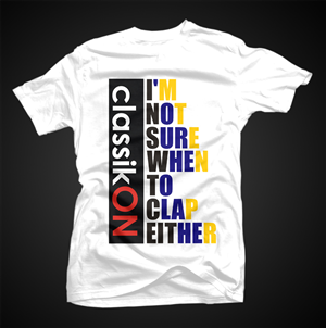 I'm not sure when to clap either | Design de T-shirt par D'Mono