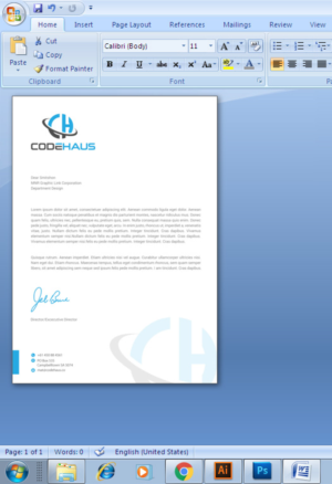 Letterhead Design by mdreyad for Codehaus | Design: #16185880