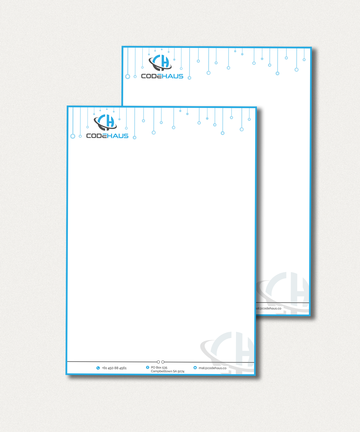 Letterhead Design by Qiu Dong for Codehaus | Design #16181922