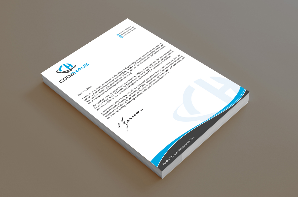 Letterhead Design by alpesh9520 for Codehaus | Design #16176043