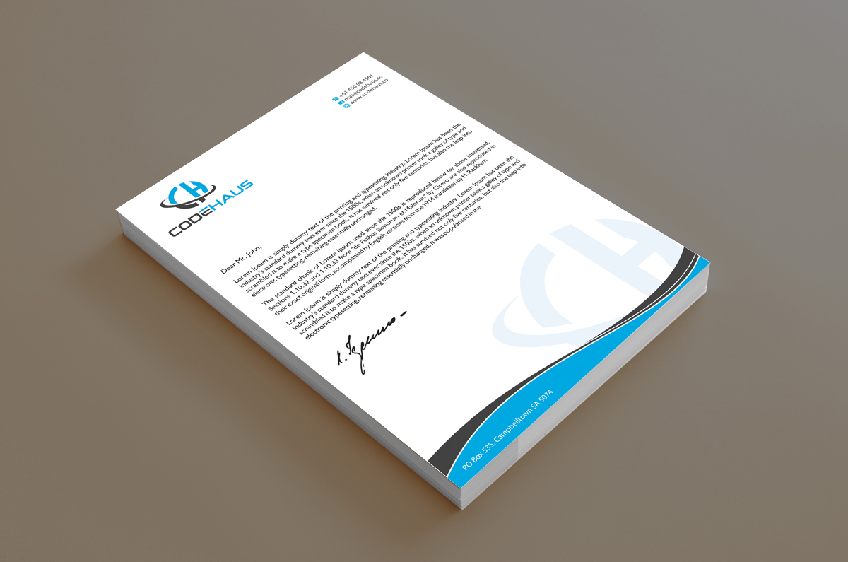 Letterhead Design by alpesh9520 for Codehaus | Design #16176044