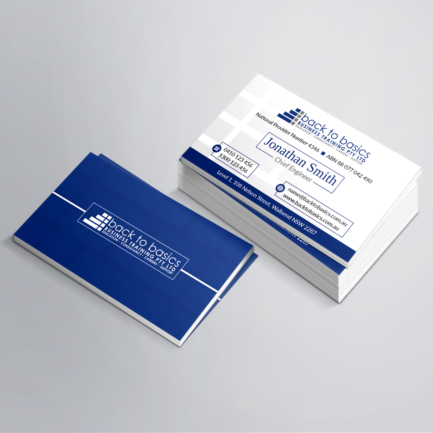 Business Card Design by Dezine Expert for Back to Basics Business Training | Design #16207409
