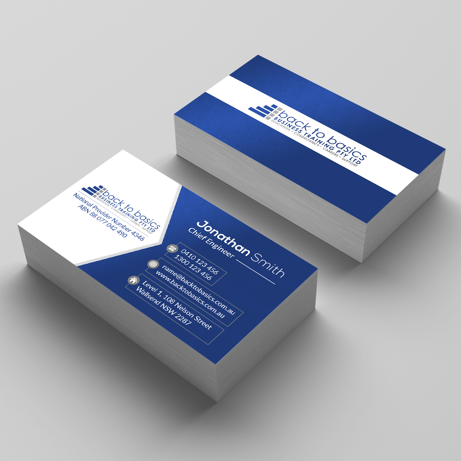 Business Card Design by Dezine Expert for Back to Basics Business Training | Design #16207410