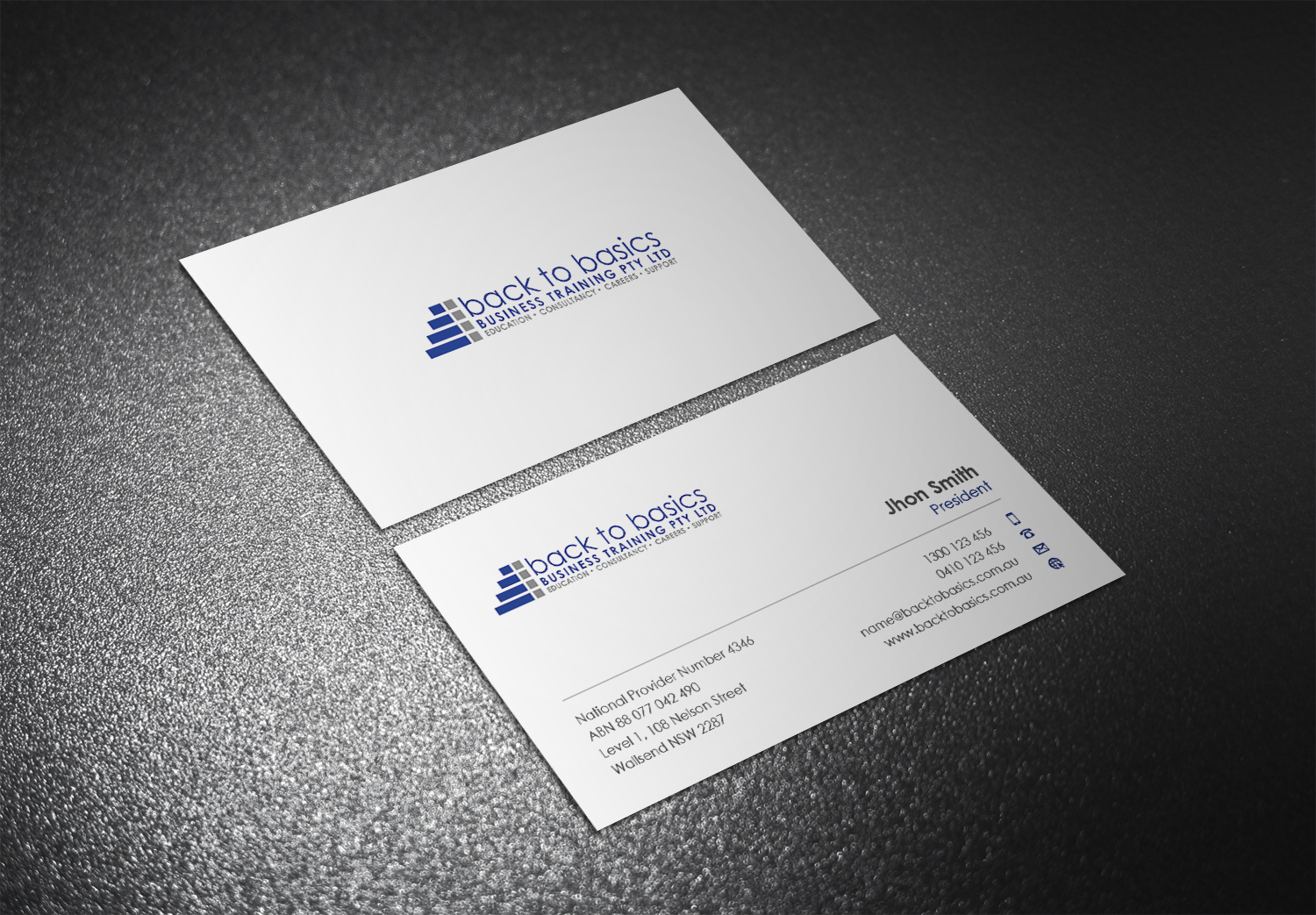Business Card Design by Eggo May P for Back to Basics Business Training | Design #16212572