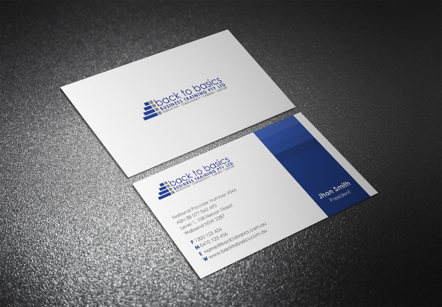 Visitenkarten-Design von Eggo May P für Back to Basics Business Training | Design #16212574