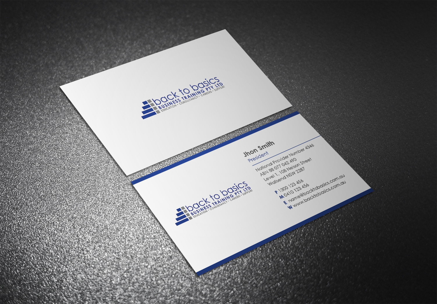Business Card Design by Eggo May P for Back to Basics Business Training | Design #16212577