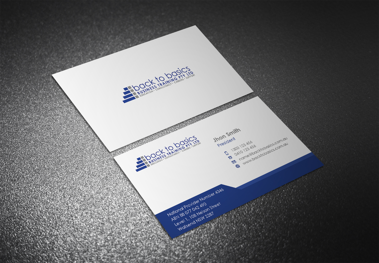 Business Card Design by Eggo May P for Back to Basics Business Training | Design #16212579