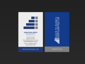 Business Card Design by Creations Box 2015 for Back to Basics Business Training | Design: #16210231