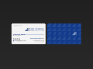 Business Card Design by Creations Box 2015 for Back to Basics Business Training | Design: #16210245