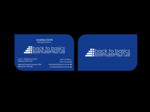 Business Card Design by Creations Box 2015 for Back to Basics Business Training | Design: #16215697