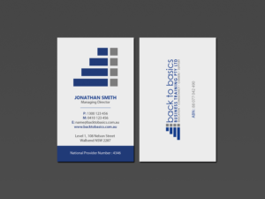 Business Card Design by Creations Box 2015 for Back to Basics Business Training | Design: #16222155