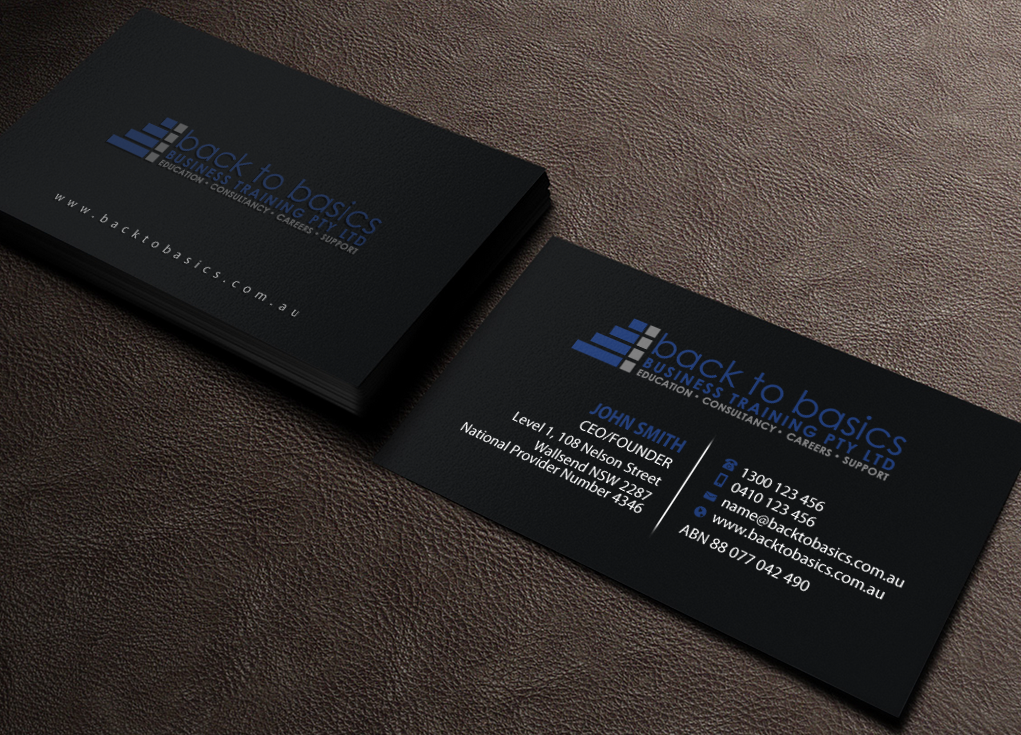 Visitenkarten-Design von Brand aid für Back to Basics Business Training | Design #16220128