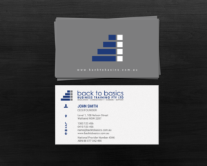 Visitenkarten-Design von chandrayaan.creative für Back to Basics Business Training | Design: #16219452