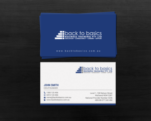 Visitenkarten-Design von chandrayaan.creative für Back to Basics Business Training | Design: #16219457
