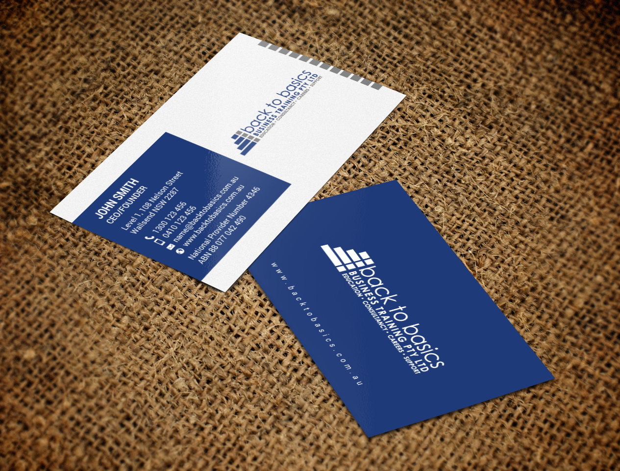 Business Card Design by chandrayaan.creative for Back to Basics Business Training | Design #16219478