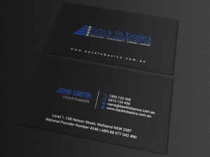 Business Card Design by chandrayaan.creative for Back to Basics Business Training | Design: #16219480