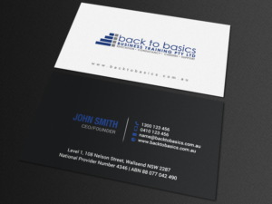 Business Card Design by chandrayaan.creative for Back to Basics Business Training | Design: #16219483