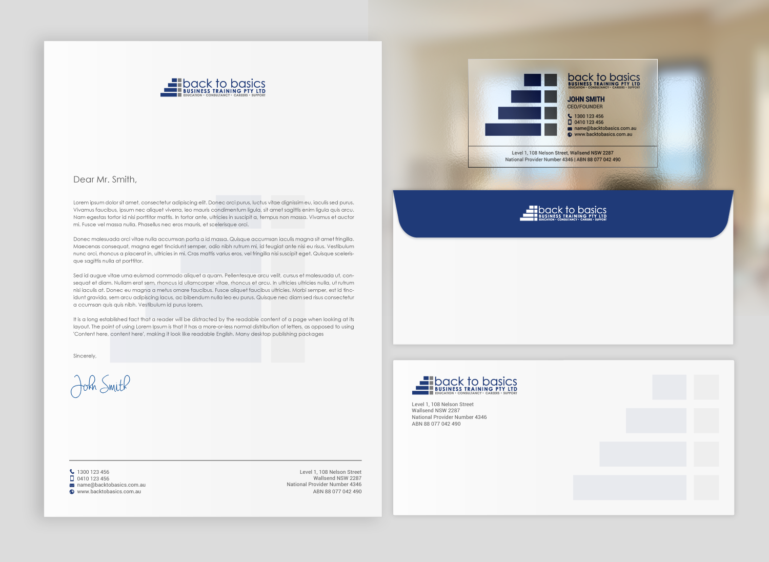 Business Card Design by chandrayaan.creative for Back to Basics Business Training | Design #16231983