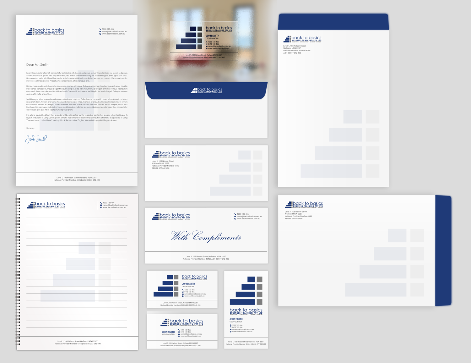 Visitenkarten-Design von chandrayaan.creative für Back to Basics Business Training | Design #16383947