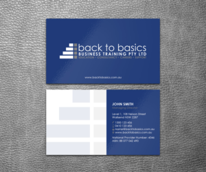 Visitenkarten-Design von SS_Designs für Back to Basics Business Training | Design: #16206416