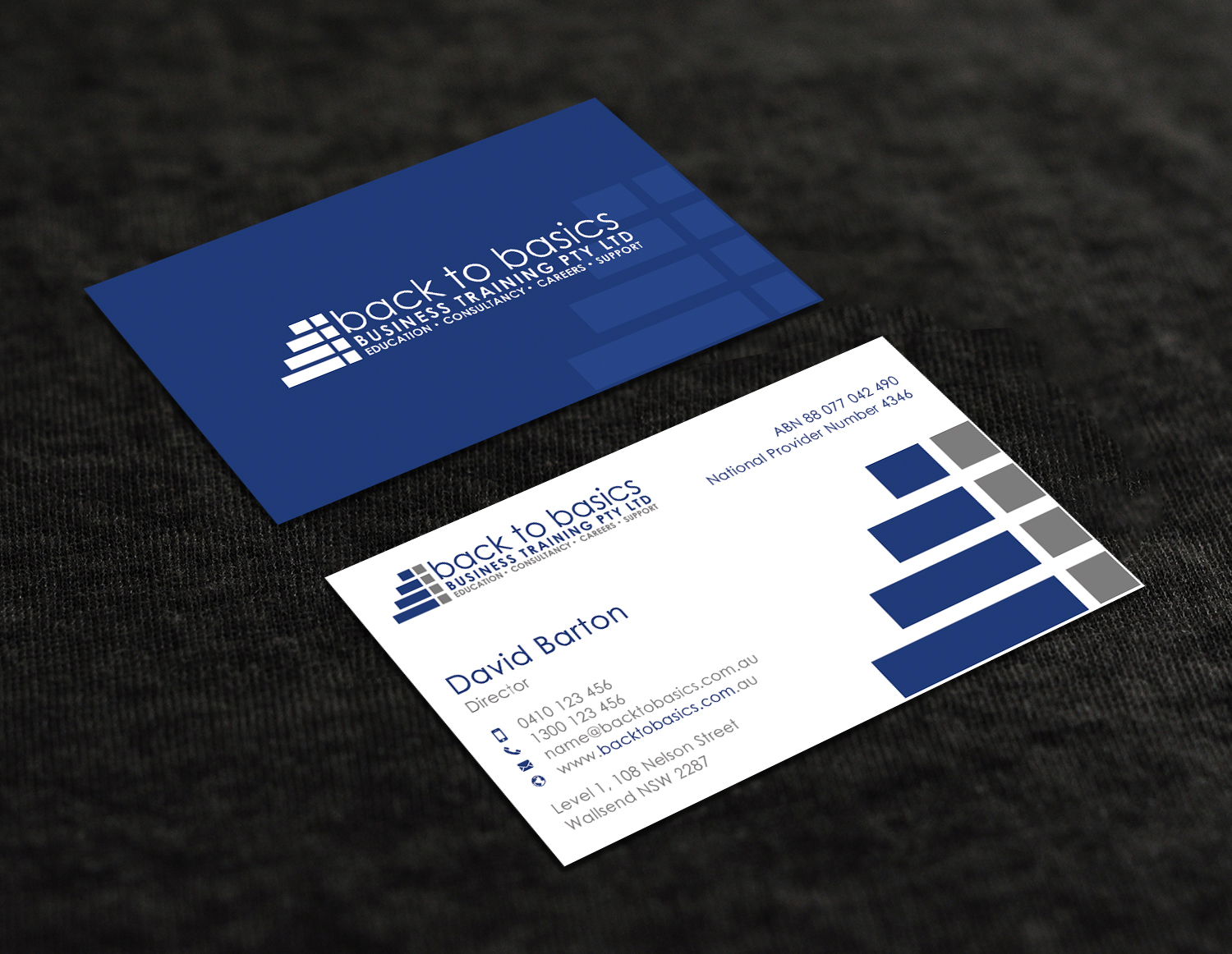 Business Card Design by Graphic Flame for Back to Basics Business Training | Design #16350400