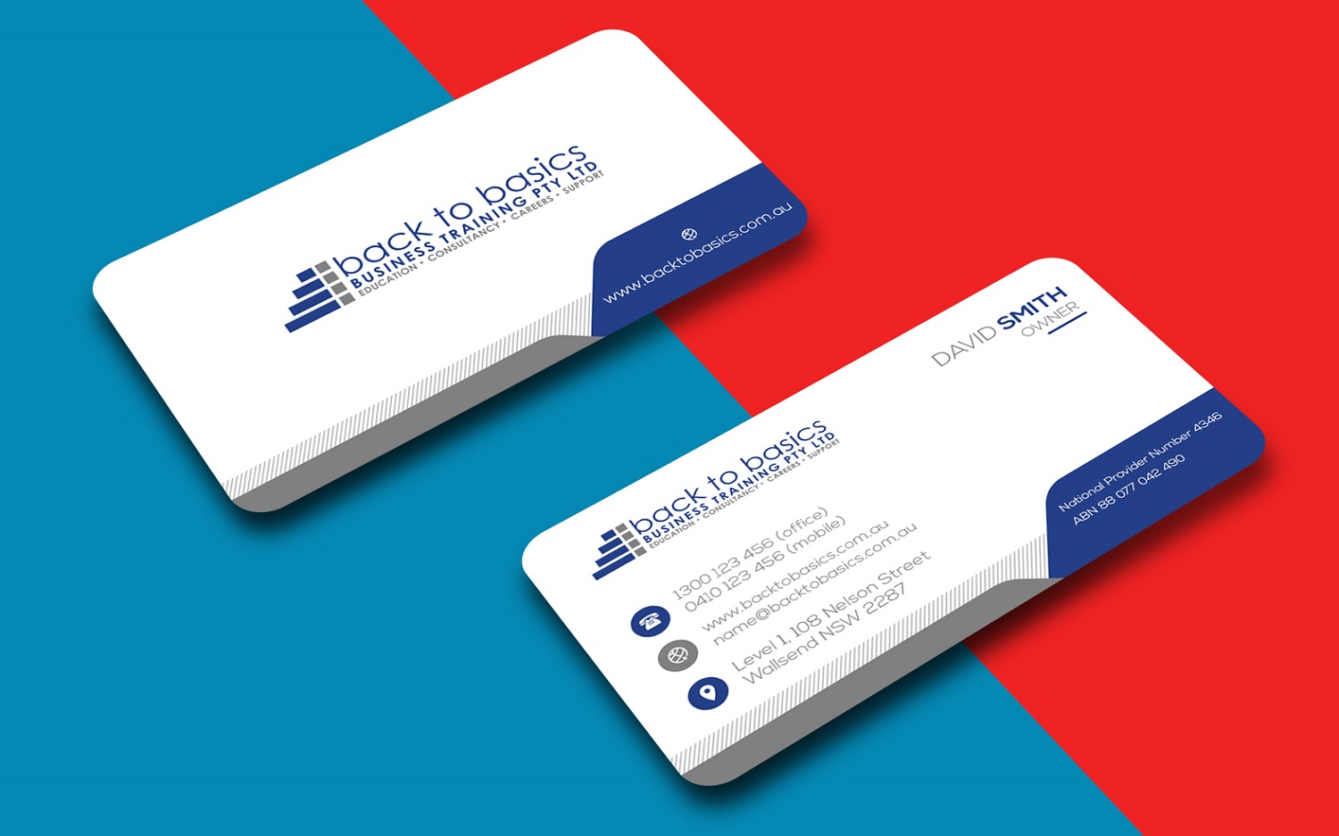 Business Card Design by TheLogoHouse for Back to Basics Business Training | Design #16204427