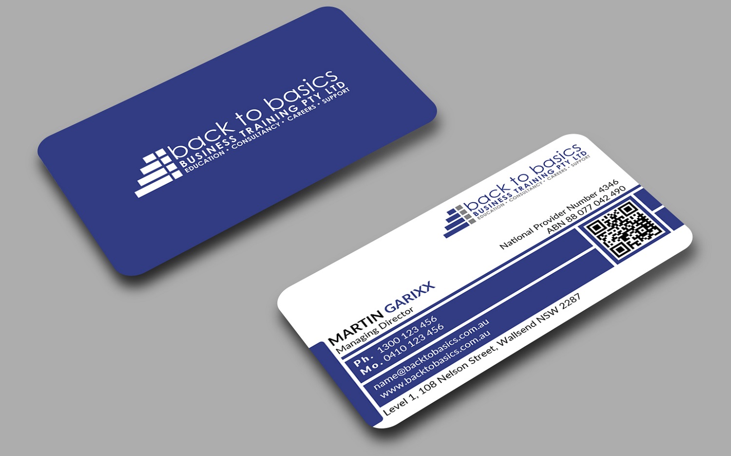 Business Card Design by TheLogoHouse for Back to Basics Business Training | Design #16206144