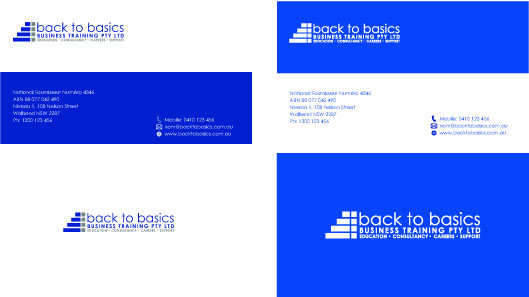 Business Card Design by faressoulatn for Back to Basics Business Training | Design #16219967