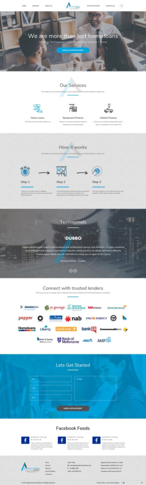Web Design par pb pour Regional Finance Brokers | Design : #16209163